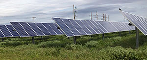 CCC 350 solar panels at the Kearney Center.